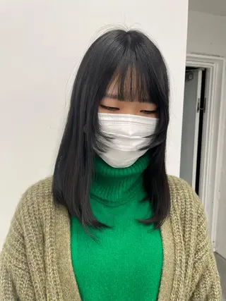 ロング カラー 愛結 暖色カラー🎀🩰のヘアスタイル