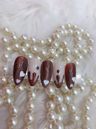 ネイル ネイルサロンAiri 長さ出し·シンプルのネイルデザイン