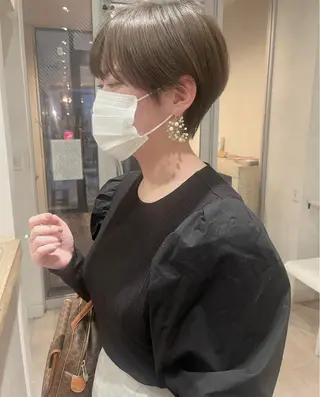 ショート カラー nakahara madokaのヘアスタイル