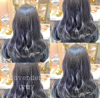 ロング カラー パーマ ヘアアレンジ メンズ RIYA❤︎ Aujuaソムリエのヘアスタイル