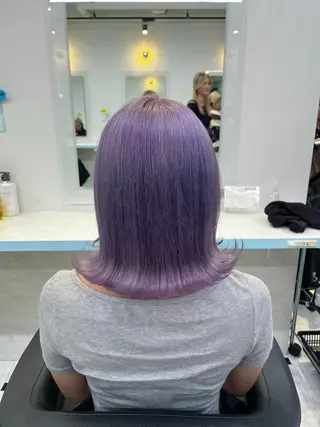 ミディアム カラー ブリーチカラー 🩵MIZUKIのヘアスタイル