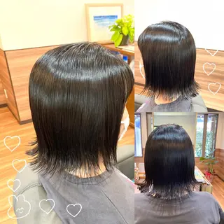 ショート カラー パーマ Annon プライベートサロンのヘアスタイル