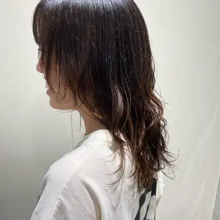 ミディアム マツモト カラー/ショートボブのヘアスタイル