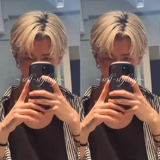 カラー メンズ 渋谷✨メンズ特価✨ 泉　龍之介のヘアスタイル