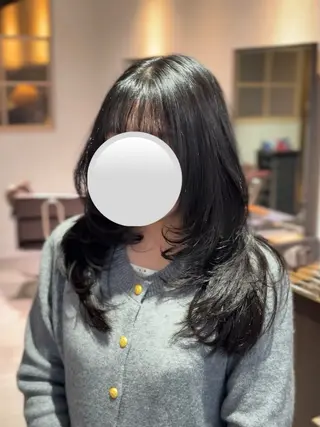 セミロング 宮沢 英佑のヘアスタイル