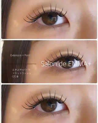 マツエク・マツパ EMMA plus．のマツエク・マツパデザイン