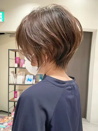 ショート 銀座ショート 西一治のヘアスタイル