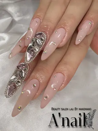 ネイル ラウバイマノマノ✧ ARISSA🦋💜のネイルデザイン