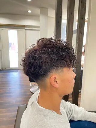 パーマ メンズ Leggu所属・木田 智大のヘアスタイル