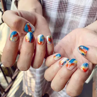 ネイル To Me Nail所属・🩵 mei🩵のネイルデザイン