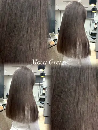 カラー さわ/博多/ ベージュ/ハイトーンのヘアスタイル