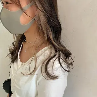 ロング カラー 似合わせカットカラー ♡佐藤捺美のヘアスタイル