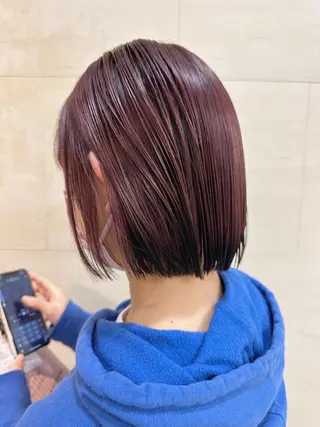 ミディアム カラー ブリーチカラー/ベー ジュ/Hono🦖のヘアスタイル