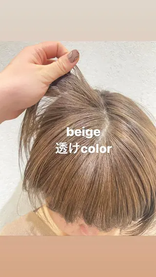 ショート カラー ヘアアレンジ パーマ指名No1 /namiのヘアスタイル