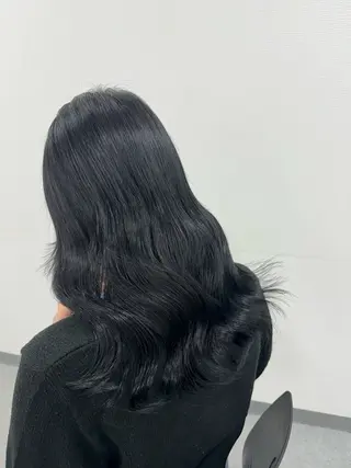 セミロング カラー ヘアアレンジ ‎🤍韓国ボブ/ 縮毛矯正🪽‪ひかりのヘアスタイル