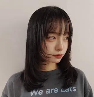 ミディアム レディースパーマ🍭 /大阪/福島駅/りなのヘアスタイル