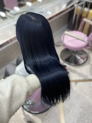 セミロング 韓国風モテヘア 🇰🇷aki♡のヘアスタイル