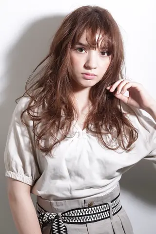 ロング addict 本店所属・髪質改善/縮毛矯正/ ブリーチaddictのヘアスタイル