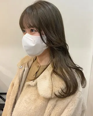 ロング ボブ/透明感カラー 🧸YUI❤️のヘアスタイル