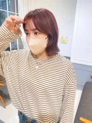 ミディアム カラー ✨カラー支持No.1 🧸ワキ カナコ🧸のヘアスタイル