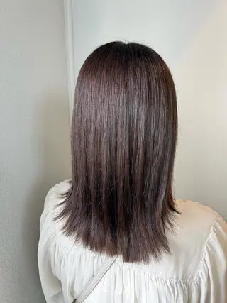 セミロング 大宮縮毛矯正の達人 髪質改善/レイヤーのヘアスタイル