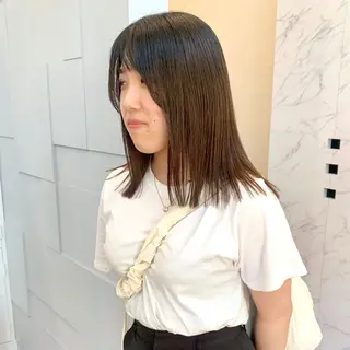 セミロング aoi /パーマ /まるみショートのヘアスタイル