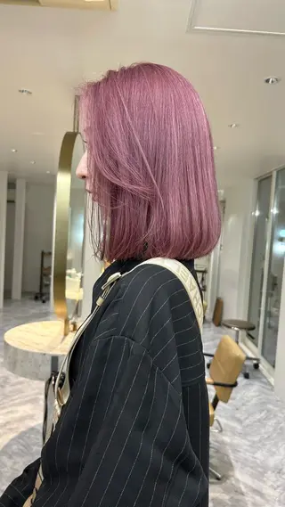 ミディアム カラー じゅわっと暖色カラー 🍊Moemiのヘアスタイル