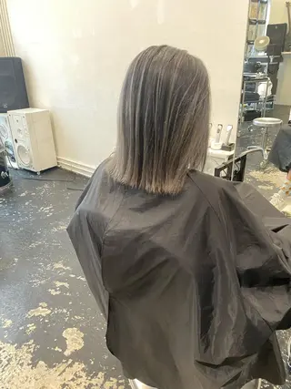ミディアム カラー パーマ ヘアアレンジ メンズ nico TOKYO 渋谷所属・ブリーチ　ハイトーン 特化🌈フジタハルキのヘアスタイル