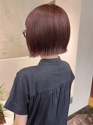 ショート 西山 紗耶香🪽 透明感カラー/ボブのヘアスタイル