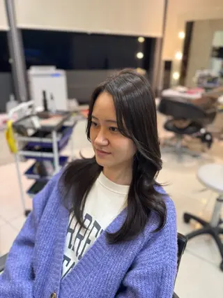 ロング Hair&Make CHUM所属・HIROKI/レイヤ ーカット/美髪のヘアスタイル