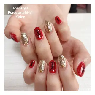 ミディアム ネイル 👑enen style👑のネイルデザイン