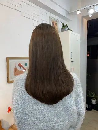 セミロング ✨髪質改善✨原宿 えのもと　はなのヘアスタイル