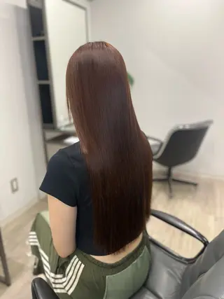 ロング JIN/暖色カラー /髪質改善/艶髪のヘアスタイル