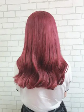 ロング カラー 尾森紳哉💎透明感/ デザインカラーのヘアスタイル