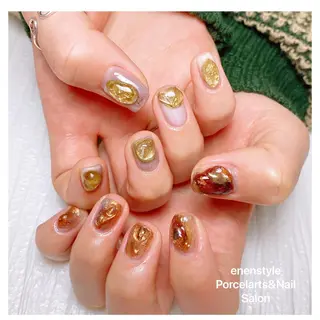 ミディアム ネイル 👑enen style👑のネイルデザイン