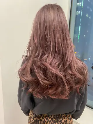 ロング カラー salowin梅田茶屋町suite所属・ハイトーンヘア/ 島崎　タクミのヘアスタイル
