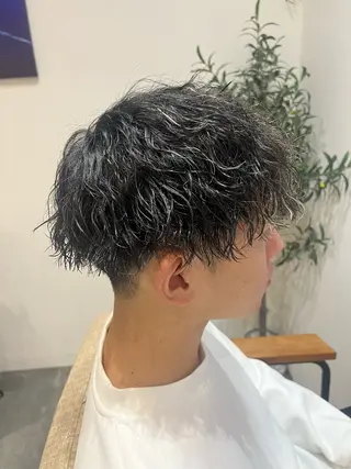 パーマ メンズ 藤田 詩織のヘアスタイル