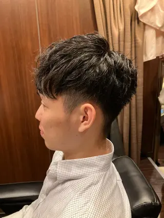 ショート BroTokyo Barbershop 銀座店所属・大河 たいがのヘアスタイル
