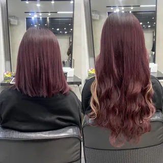 ロング カラー ヘアアレンジ LAVENDIA Azabu所属・LAVENDIA 初音のヘアスタイル