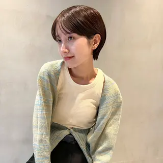 ショート カラー 🍒暖色カラー🍒 渋谷/YUUのヘアスタイル