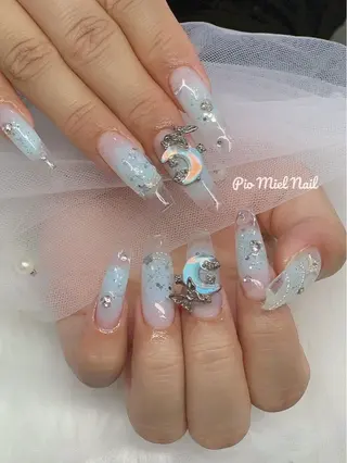 ネイル HANA 長さだしのネイルデザイン