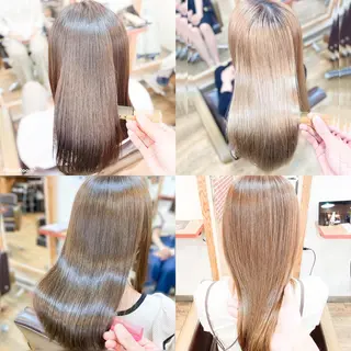 ロング KASHI|顔まわり ×艶髪プロデューサーのヘアスタイル