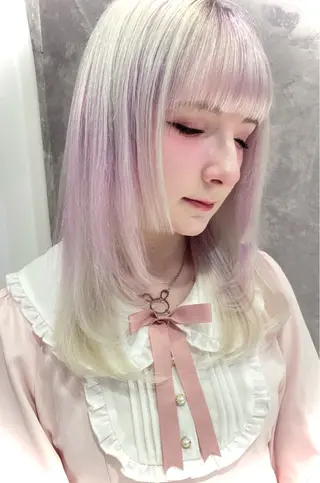 カラー エクステ/ブリーチ/ 美髪師/tomokiのヘアスタイル