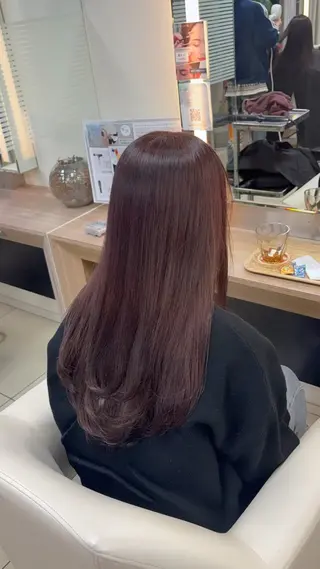 ロング カラー ダブルカラー/透明感 /Hikari💫のヘアスタイル