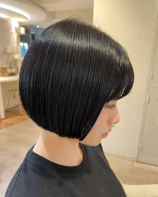 ショート ショート/ボブ/ パーマ/井上のヘアスタイル