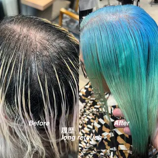 ロング カラー daiki 原宿のヘアスタイル