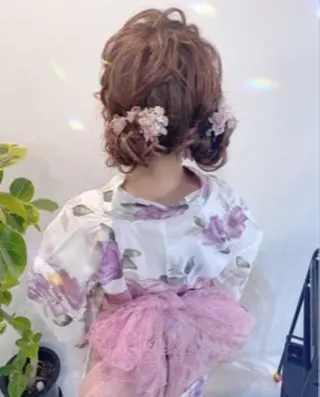 ヘアアレンジ 最高級シールエクステ 💜Fave/あかねのヘアスタイル