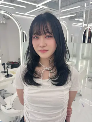 ロング カラー COAPLUS所属・韓国/レイヤー/ 前髪/Asamiのヘアスタイル