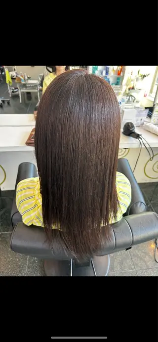 ロング カラー ガーリー×韓国🎀 ⟡.·天野結良⟡.·のヘアスタイル