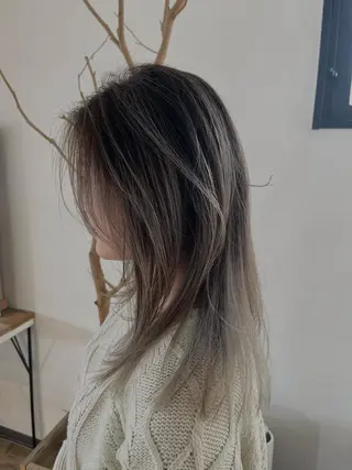 セミロング メンズケアブリーチ 特化🔥村田のヘアスタイル